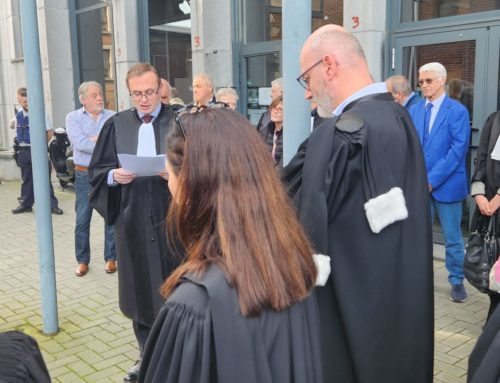 Manifestation devant le Palais de justice de Verviers – L’État de droit, j’y crois !