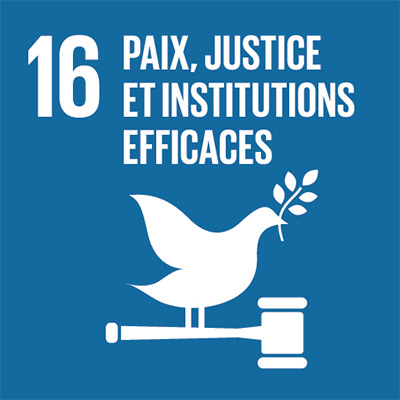 16 Paix, justice et institutions efficaces